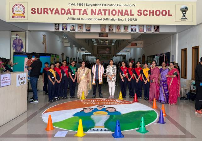 Spectrum 2025 – Science, Math, AI & Robotics Exhibition at Suryadatta National School
